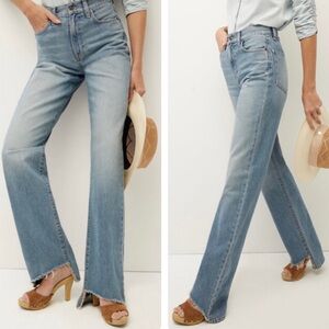 Veronica Beard Light Blue Straight Leg Jeans